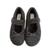 Zapatos Peludos para Mujer 2026 Invierno Nuevo Estilo Retro Francés con Lazo Estilo Hada Mary Janes Planos con Forro de Felpa y Suelas Planas