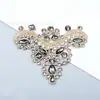 Flor de Sapato com Pérolas e Strass Multiestilo Transfronteiriça Adesivos de Tecido com Fundo de Cola Quente Acessórios Decorativos para Roupas Vestidos Sapatos de Casamento Venda por Atacado