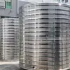 Tanque de Agua de Acero Inoxidable Espesado 304 Cubo de Almacenamiento Torre de Agua Doméstica Tanque Vertical para Vino Techo Solar Tanque de Almacenamiento de Agua para Exteriores