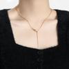 Collar de Cadena de Caja de 1 mm Ajustable de Acero de Titanio con Cadena DIY Abalorios Hechos a Mano