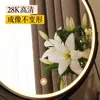 Espejo Cosmético Led con Luz de Escritorio Espejo de Tocador de Escritorio Espejo Grande de Dormitorio Giratorio Accesible Espejo de Belleza de Lujo de Gama Alta