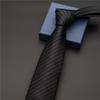 Corbata de Poliéster Seda de 8 cm para Hombre, Estilo Business Casual para el Trabajo, Profesional, Boda, Moda, Fabricante, Venta al por Mayor, Dropshipping