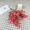 Buquê Artificial de Plantas Verdes, Grama de Menta, Guia de Corredor de Casamento, Flores de Seda Feitas à Mão, Decoração de Engenharia Externa, Paisagismo de Jardim, Flores Artificiais