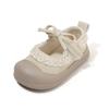 Zapatos para Bebé Niña Lazo Primavera y Otoño 2025 Nuevos Zapatos para Bebé Suela Suave Zapatos para Niños Pequeños Estilo Coreano Zapatos de Princesa para Niñas