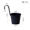 Maceta colgante grande con gancho desmontable, macetero colgante para plantas verdes, cubo colgante para suculentas de balcón