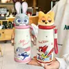 Termo Co-Branded Judy Nick para Mujer, Alto Valor Estético, Nuevo Modelo 2026, Taza con Popote, Botella de Agua para Pareja con Tapa, Regalo de Cumpleaños