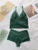 Comércio Exterior Transfronteiriço Roupa Íntima Sexy de Renda Roupa Íntima Conjunto para Meninas Novo Estilo Francês Sutiã com Bojo Divertido Calcinha Boxer
