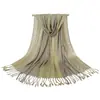 Bufanda turbante de hilo de oro transfronterizo con borlas para primavera y otoño, bufanda gruesa, bufanda, bufanda, venta al por mayor, puede ser una generación de cabello