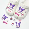 Acessórios de decoração de sapatos DIY para Crocs, fivelas decorativas fofas de pelúcia 3D de desenhos animados, leão e gato do zoológico para a superfície do sapato