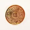Medalla Conmemorativa del Año del Caballo Relieve en Color Moneda de Año Nuevo Moneda Conmemorativa del Zodiaco del Año del Caballo Regalo de Evento Regalo Casual
