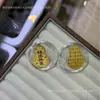 Pegatina para Teléfono de Oro Puro 999 2mg Shuibei Popular Pegatina Dorada para Parte Trasera del Teléfono Tienda de Oro Transmisión en Vivo Pequeños Regalos Físicos Venta al Por Mayor