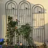 Estante de Flores de Hierro Forjado para Exteriores Transfronterizo, Barandilla, Pantalla, Estante Divisor para Patio Exterior Balcón, Valla Decorativa de Jardín