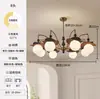 Luminária de sala de estar vintage estilo francês, lustre de caqui, novo modelo 2026, luminária de teto de designer retrô para hall, iluminação de alta qualidade ultra brilhante