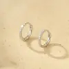 Pendientes de Plata S925 con Incrustaciones de Diamantes Más Vendidos de Amazon para Mujer, Pendientes Redondos con Microincrustaciones de Circonita Verde de Moda Estilo Coreano