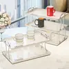 Novo Suporte para Armazenamento de Copos Copo de Água Armazenamento para Casa e Escritório Luxo Leve Mesa de Jantar Xícara de Café Caneca Xícara de Chá Porta-Copos