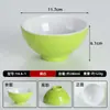 Vajilla de melamina de dos colores, tazón pequeño de plástico para salsa de inmersión, tazón de arroz comercial tipo porcelana, tazón de arroz para cafetería, tazón pequeño para condimentos de hot pot, tazón pequeño para sopa