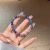 Pulseira de Cristal Branco Fantasma Ametista Acessível Luxo Aquamarina de Alta Qualidade Cristal Branco Pulseira de Moda para Mulheres