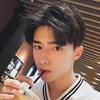 Peruca coreana masculina de cabelo curto, moda bonita, franja média, cabelo curto e liso, uma geração de AliExpress, novo em estoque, pé