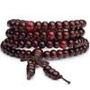 Venda Quente Transfronteiriça Moda Pequeno Presente Joia Versátil Sândalo 108 Contas 8mm Pulseira Colar para Amigos Atacado