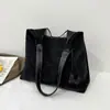 Bolsa de Grande Capacidade para Mulheres 2025 Inverno Novo Estilo Casual Ombro Axila Bolsa Moderna Retrô Bolsa Tote para o Dia a Dia