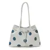 Bolso de Gran Capacidad para Mujer 2026 Nueva Moda Bolso Cubo de Lunares para el Trabajo y los Viajes Diarios, Bolso de Hombro Casual Elegante y Personalizado
