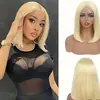 Moda europea y americana peluca de encaje frontal cabeza de bobo tocado comercio exterior transfronterizo África más vendida peluca de encaje frontal