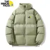 Chaqueta de Algodón Grueso Multicolor Casual de Moda Otoño Marca de Moda Urbana Abrigo de Algodón para Pareja Cuello Alto Ropa de Invierno