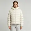 Chaqueta de Algodón Cálida Otoño e Invierno Transfronteriza Europea y Americana para Mujer con Capucha, Cortavientos, Ligera, Suave, Tacto de Alta Calidad, Abrigo Versátil con Bolsillos y Cremallera