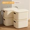 Caja de Almacenamiento Grande Gran Capacidad Miscelánea Snacks Almacenamiento de Juguetes Caja de Almacenamiento Cesta de Almacenamiento de Plástico para el Hogar con Tapa