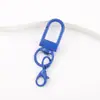 Llavero Popular Giratorio de Colores con Cierre de Resorte Hebilla para Puerta Hebilla Colgante Pintada Colgante para Bolso Accesorios de Joyería DIY