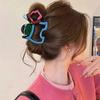Lindo pasador de pelo de cachorro de dibujos animados para mujer, pinza de tiburón de alta gama 2025 nuevo de tamaño grande para cabello grueso, pasador para la parte posterior de la cabeza