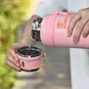 Novo copo térmico de alta capacidade e estiloso para duas bebidas, para estudantes, campus, casa, escritório e uso ao ar livre