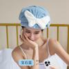 Venta Directa de Fábrica Espesado Poliéster Vellón de Coral Absorbente Moño Gorro para Secar el Cabello Secado Rápido Toalla de Cabello Gorro para Secar el Cabello de Niños
