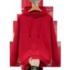 Sudadera con capucha y cuello redondo, con logotipo bordado y texto impreso, adecuada para ropa de trabajo corporativa, actividades de club, team building y camisetas promocionales, disponible para venta al por mayor