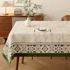 Toalha de Mesa Retrô Estilo Americano, Impermeável e à Prova de Óleo, Não Precisa Lavar, Novo Modelo 2026, Atmosfera de Luxo Leve de Alta Qualidade, Toalha para Mesa de Centro