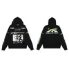 Sudadera con capucha holgada para hombre Hellstar Transfronteriza Alta Calidad Retro Americano High Street Traje NFC