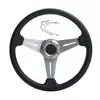 Volante de PU para modificación de coche, juego competitivo, volante de kart, volante de carreras, 14 pulgadas, 350 mm