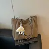 Bolsa Grande Casual de Viaje Estilo Coreano Retro Transfronteriza para Mujer 2026 Nueva Bolsa de Hombro Tote con Textura Tejida