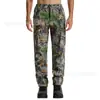 Calças de Camuflagem para Caça ao Ar Livre Calças Softshell com Fleece Engrossadas Outono e Inverno Masculinas à Prova de Vento Quentes Calças de Caminhada P10-1