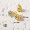 Colar com Pingente de Lótus Dourado Nepaleses Materiais para DIY Estilo Antigo Pingente de Lótus da Sorte Acessórios