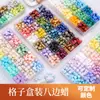 Partículas de Cera de Pintura a Fogo Octogonais Caixa Transparente de 24 Compartimentos Combinação de Cores Misturadas Partículas de Cera de Selagem para Pintura a Fogo Venda por Atacado