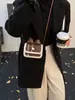 Bolso Mini Casual, Bolso Cruzado, Bolso de Mujer, Bolso Cuadrado Pequeño de Cuadros Simple de Gama Alta, Bolso de Hombro de Lazo a la Moda
