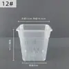Vaso de Controle de Raízes Cesta de Drenagem Quadrada Respirável Flor Phalaenopsis Flor Especial Alta Transparência Grade Perfurada Plástico Musgo Sphagnum Mais Vendido