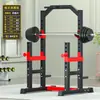 Rack de Supino com Barra Rack de Agachamento para Homens em Casa Estrutura Multifuncional Power Rack Equipamento de Fitness Rack de Barra Fixa