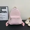 Linda Mochila de Galleta Gato para Mujer, Estilo Coreano, Moda Ins, Gran Capacidad, Alto Valor, Versátil Bolsa Escolar para Estudiante, Moderna