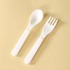 Colher Suplemento Alimentar Infantil Garfo Fabricantes atacado spot conjunto de louça de bebê colher de suplemento alimentar para bebê Garfo de PP