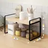 Prateleira de Armazenamento em Camadas para Bancada de Cozinha Prateleira de Armazenamento de Mesa Armário de Armazenamento Divisória Prateleira para Temperos Prateleira para Pratos e Panelas Novo Modelo