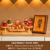 Enfeite de Cinco Deuses da Riqueza Estilo Chinês para Sala de Estar, Hall de Entrada e Armário de Sapatos, com Incensário para Paz e Proteção