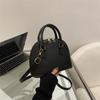 Bolso Carcasa Textura Retro Verano 2023 Nuevo Celebrante de Internet Elegante Color Sólido Simple Moda Bolso de Hombro Cruzado de Mano