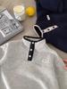 Moletom Infantil 2025 Inverno Novo Roupas Infantis Meninos e Meninas Forrado com Fleece Quente Abertura Frontal Gola Alta Bebê Casual Tops